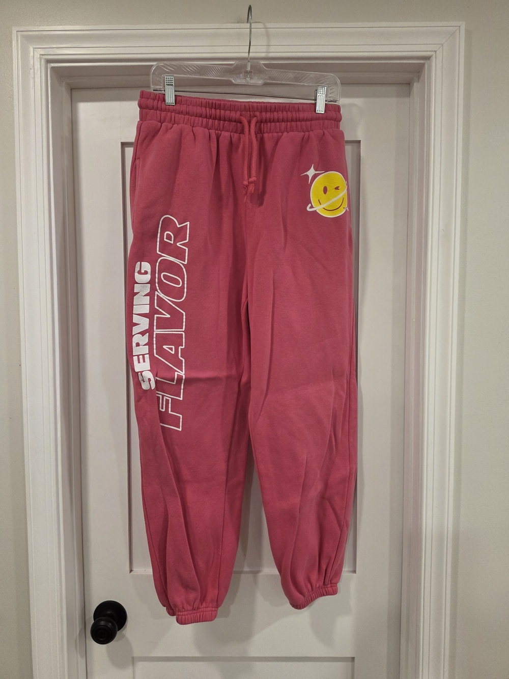 Poppi Pink 'Serving Flavor' Joggers